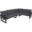 Hoek loungebank tuin Pina Colada Negro