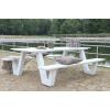 Picknicktafel Breeze aluminium wit