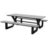 Picknicktafel Family aluminium grijs