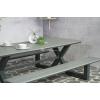 Picknicktafel Family aluminium grijs