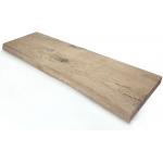 Oud eiken plank massief boomstam 120 x 30 cm