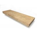 Oud eiken plank massief recht 100 x 30 cm