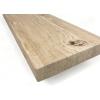 Oud eiken plank massief recht 120 x 20 cm