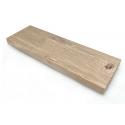 Oud eiken plank massief recht 60 x 20 cm